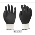13G Polyester/Nylon Latex Wave Crinkle Full Coating Glove