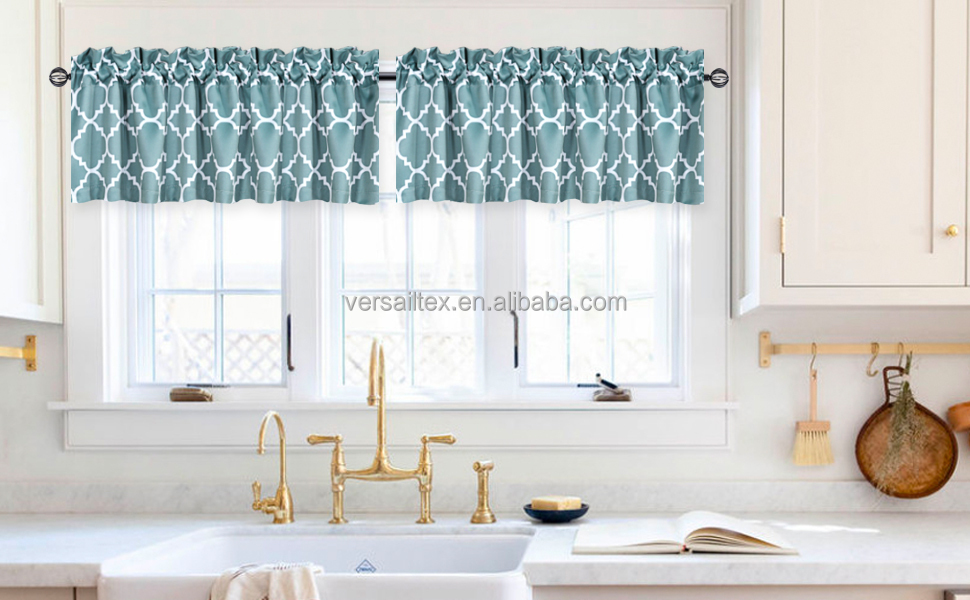 Geo Print Curtain Valance Geo Print Curtain Valance