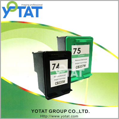 hot product Remanufactured Ink cartridge for HP74 HP75