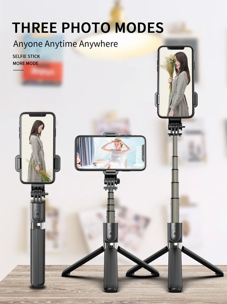 L03 Elegant Bluetooth Tripod Stand Camera Phone Selfie Stick