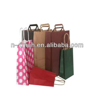 Kraft Paper Printed Bag,Printed Wine Bag,Wine Packing Bag