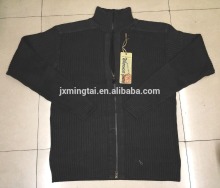 Men sweater zipper front OEM factory in China