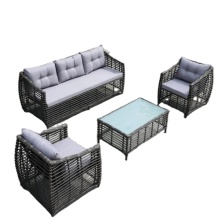 All Weather Outdoor Rattan Wicker Sofa Set - Sofa Bed