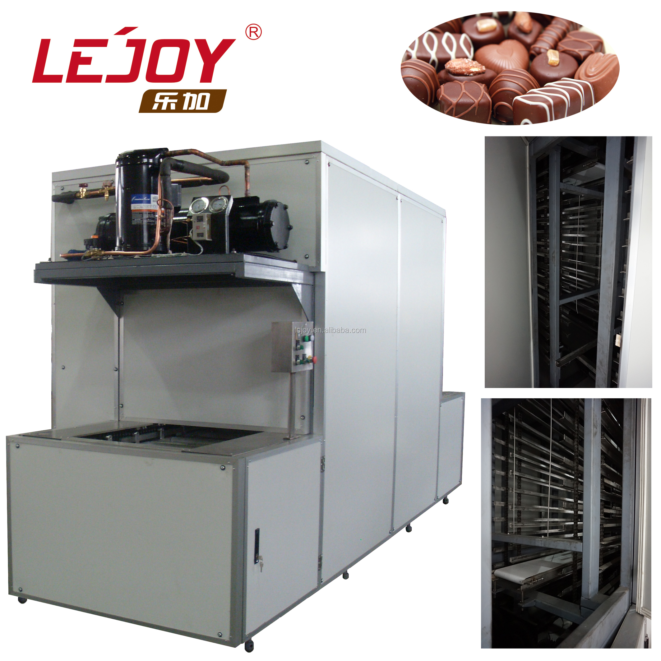 Customized PU Belt Chocolate Cooling Tunnel