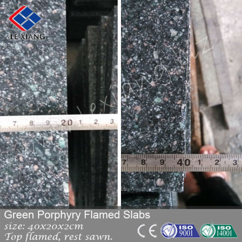 green porphyry granite slabs