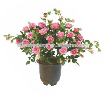 rose flower, rose plants, 35cm potted artificial rose, flower plant, flower bonsai