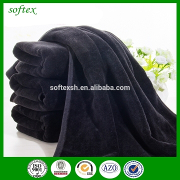 balck terry towel