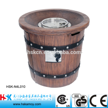 Wood Log Fire Pits, Gas Fire Barrel, Outdoor Gas Fire Vat