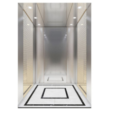 Mirror stainless steel passenger elevator