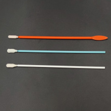 Custom design extended handle foam polyester esd swabs