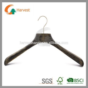 Black wooden hanger