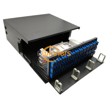 144 CORES 4U SC / UPC-Duplex-ODF-Rack montierter optischer Verteilerrahmen