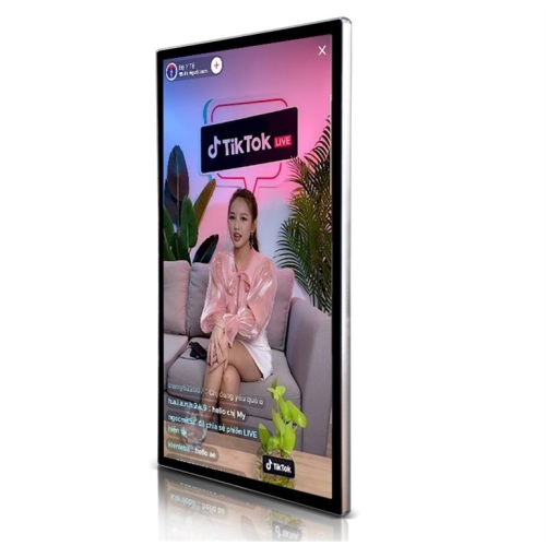 Schermo di visualizzazione live streaming mobile LCD touch da 43"