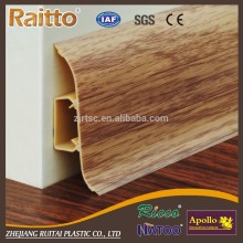 Plastic skirting board with rubber PVC Skirting
