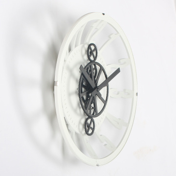 12-calowy wydrążony, ładnie wyglądający zegar ścienny