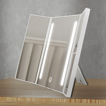 Folding Mirror Tri Fold Mirrors For Vanities Wall
