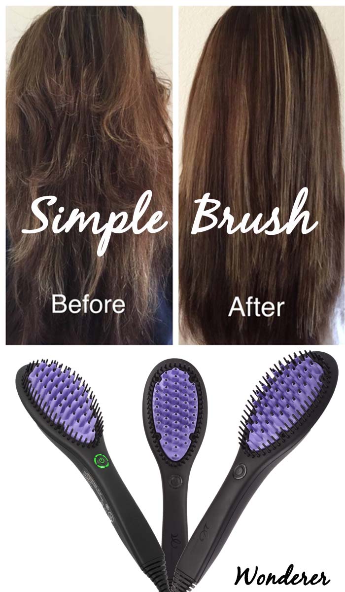 Hot Hair Straightening Brush