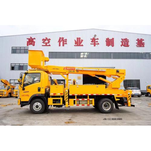 HOWO aerial work platform truck with insulated bucket