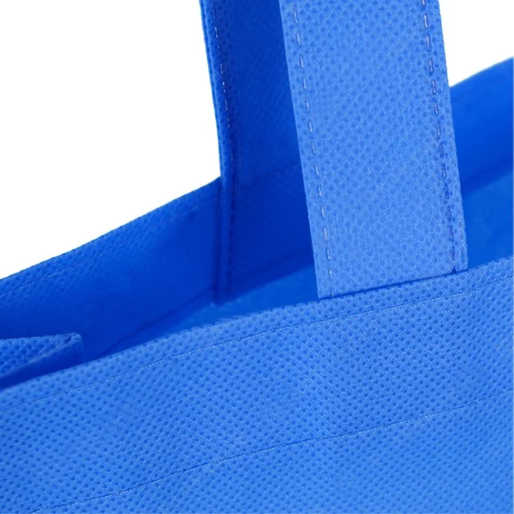 Multi-Color Custom Silkscreen Logo Recycled Grocery Gift Bags 80GSM Reusable Non-Woven Tote Shopping Bag