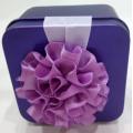 Purple Festive Candy Tin Box