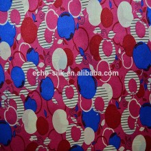 printed silk satin fabric.