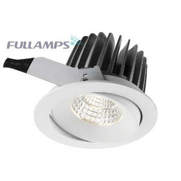 Fullamps 18w led downlight,aluminum housing,white/black shell,IP44