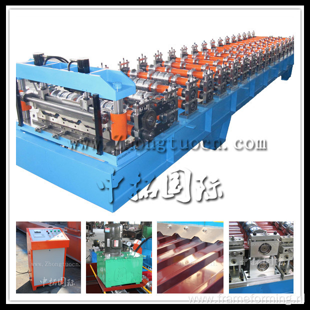 Production Line For Sandwich Panels,Steel Roof Cold Roll Forming Machine