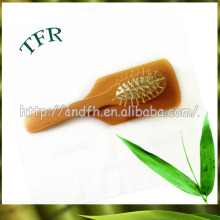 Natural Bamboo wooden hair comb Brush With bamboo wooden Bristles Wooden Massage brush hair comb