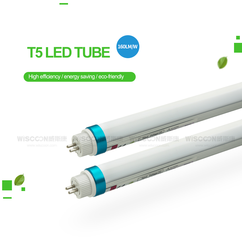 T8 High Lumen led tube 4ft 160lm/w rotatable end cup