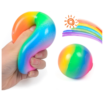 Squishy Squeeze Toys Rainbow Ball