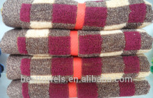 100% cotton jacquard salable bath towel