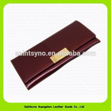 14353 Alibaba China fashion long leather ladies purse