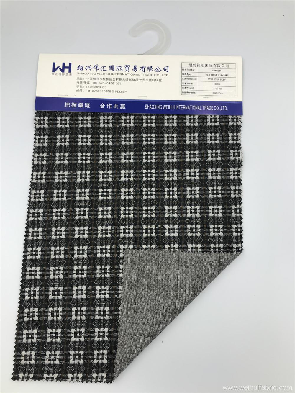 Wholesale Checks Fabric T/R/SP Double-sided Plaid Fabrics