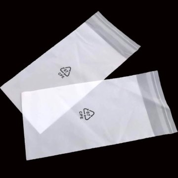 frosted plastic clothing bag