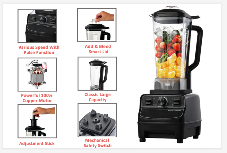 Factory Price Hot Sale High Power Brand New High Speed Commercial Electric Smoothie Blender