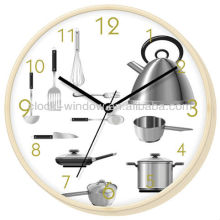 Wood Colour Kitchen Wall clock
