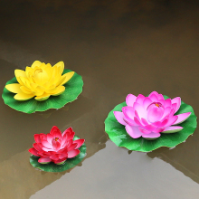 Artificial Lotus Leaves & Water Lilies - Aquatic Tank Decoration