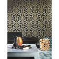 Wallcovering home de luxo PVC Papel de parede impermeável