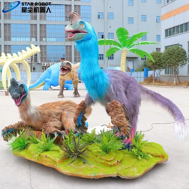 Oviraptor Animatronic dengan gerakan Oviraptor animatronic with movement