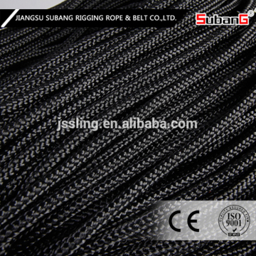 flat black nylon twisted string