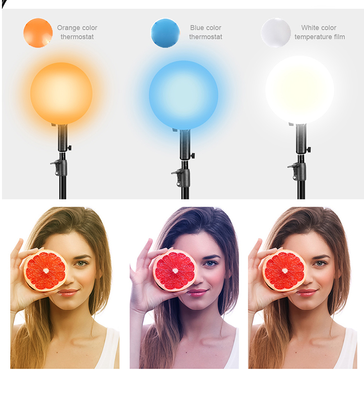 สตูดิโอถ่ายภาพ 150W LED Video Light 5600K Daylight Dimmable fill Light Sun Lamp with 3 Colour Filters & Remote control