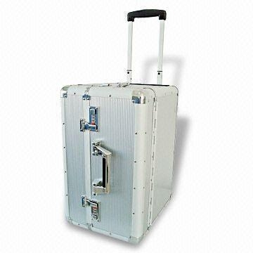 Designer luggage brands with Jacquard and Bag inner,suitcase case luggage,Plain cheap aluminum hard luggage case