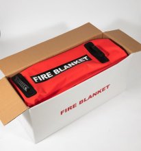 Fire Extinguish Car Fire Blanket 6*8M 19.8*26 Ft - UK Fiberglass Car Fire Blanket