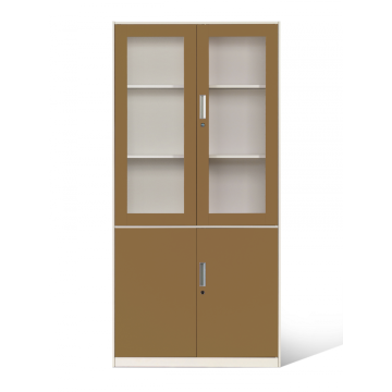 Kundenspezifische Design-Schränke Glastür Büro Aktenschrank