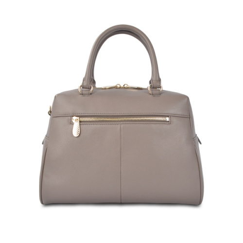 Mid Century Handbag Structured Top Handle Kelly Bag