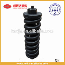 Kobelco excavator track adjustment spring assembly