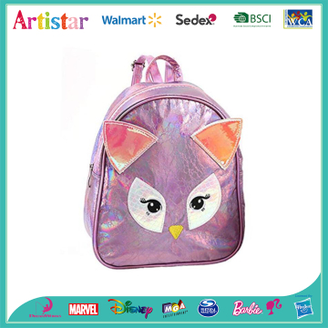 Cartoon purple laser backpack