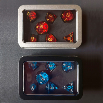 Custom Dice Tinbox with Display Window