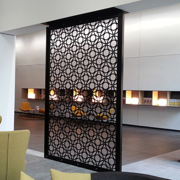 Laser Cut Metal Room Partitions