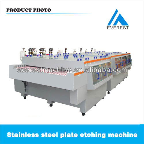 Stainless steel acid etching machine